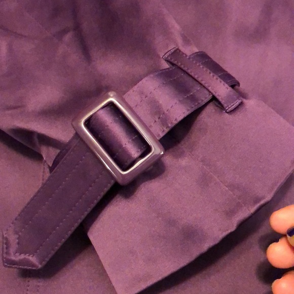 Joan Rivers purple trench coat - Picture 9 of 11